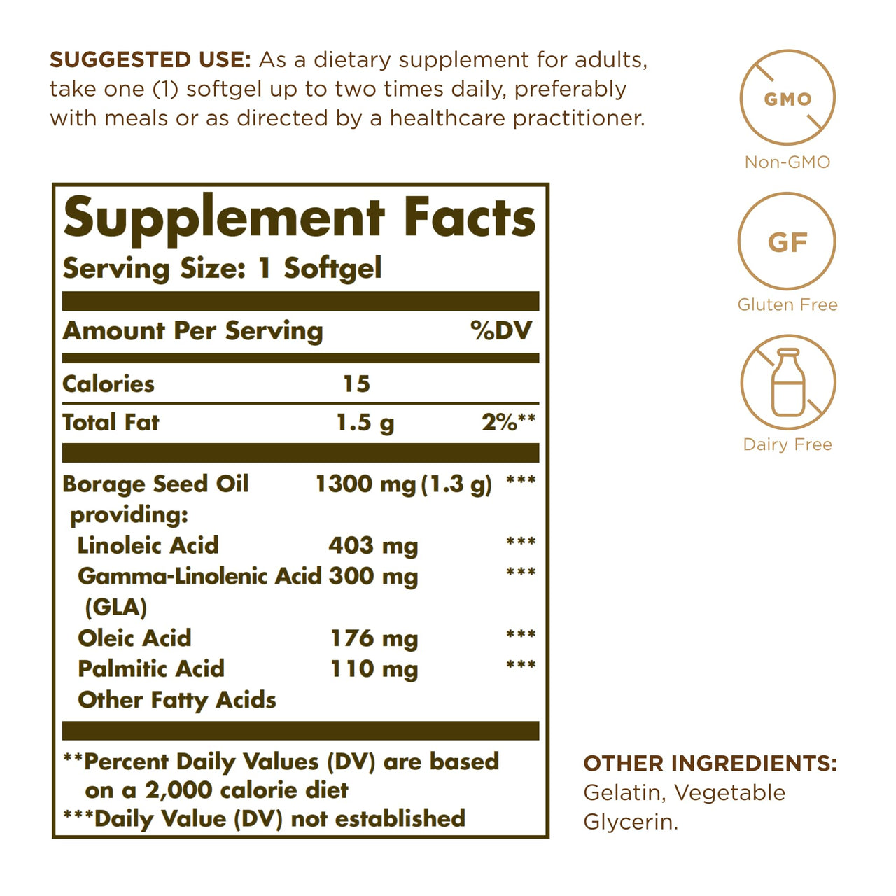 Super GLA 300mg Solgar 60 Softgel