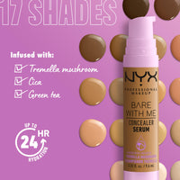 Thumbnail for NYX PROFESSIONAL MAKEUP Bare With Me Concealer Serum, Concealer Makeup For Up To 24Hr Hydration - Vanilla