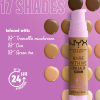 Thumbnail for NYX PROFESSIONAL MAKEUP Bare With Me Concealer Serum, Concealer Makeup For Up To 24Hr Hydration - Vanilla