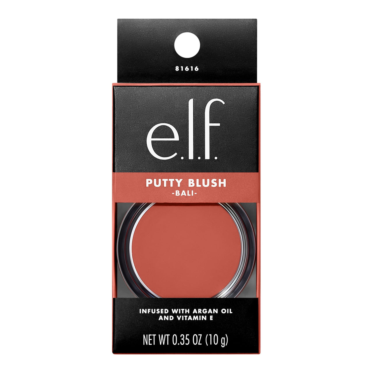 e.l.f. Putty Blush, Creamy & High-Pigment Formula For A Natural Glow, Delivers A Semi-Matte & Powder Finish, Vegan & Cruelty-Free, Bali