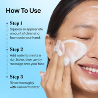 Thumbnail for Torriden DIVE IN Cleansing Foam Face Wash 150ml (5.07 fl.oz.) | Hydrating Daily Facial Cleanser for All and Sensitive Skin | Hyaluronic Acid, Panthenol, Allantoin