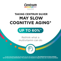 Thumbnail for Centrum Silver Women's Multivitamin for Women 50 Plus, Multivitamin/Multimineral Supplement with Vitamin D3, B Vitamins, Non-GMO Ingredients, Supports Memory and Cognition in Older Adults - 200 Ct
