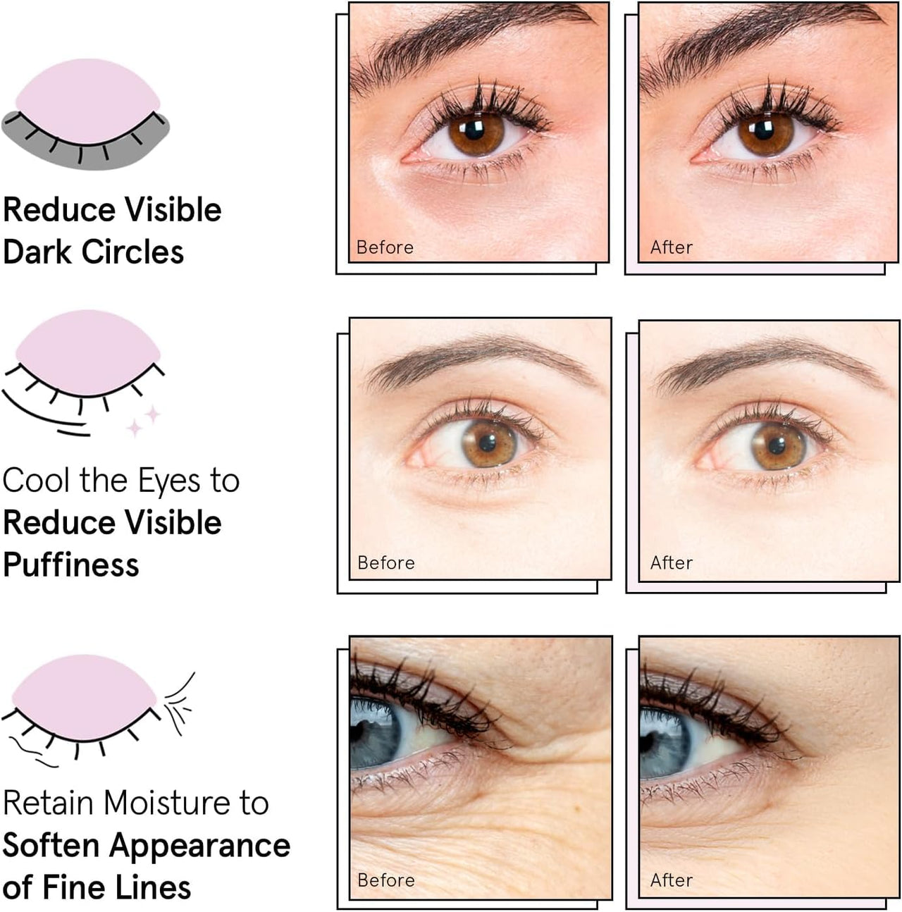 grace & stella Award Winning Under Eye Mask - Travel Essentials - Birthday Gifts for Women - Gel Eye Patches for Dark Circles, Puffy Eyes, Wrinkles, Undereye Bags - Vegan - Self Care (24 Pairs, Gold)