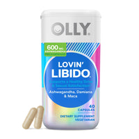 Thumbnail for OLLY Lovin Libido Capsules, Boost Desire With Ashwagandha, Maca & Damiana, Vegetarian, Supplement for Women, 20 Day Supply - 40 Count