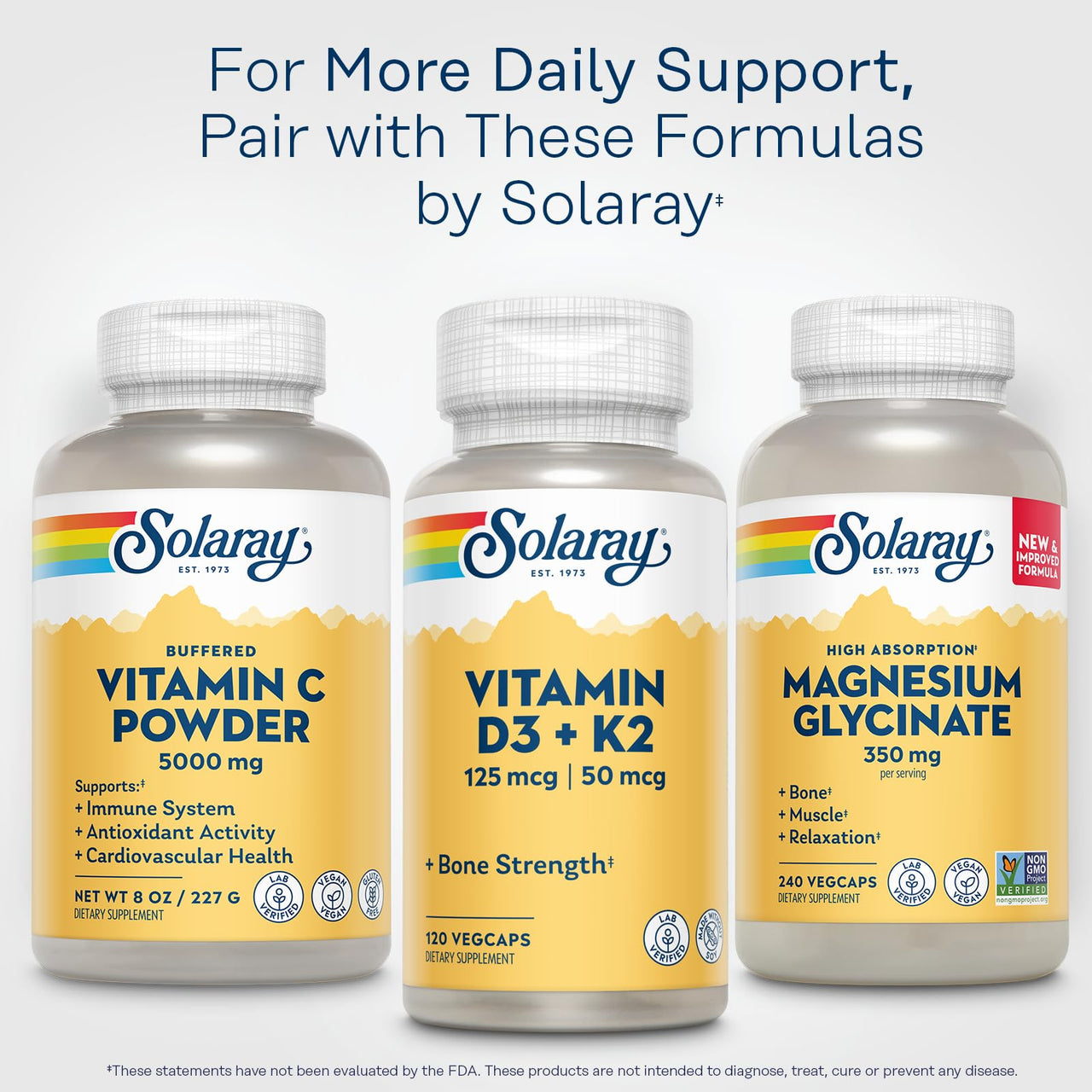 Solaray Vitamin C Ascorbic Acid Powder 5000mg - Powdered Vitamin C Supplement for Men & Women, Immune & Skin Support, Natural Antioxidant, Mix in Water, Juice, or Smoothie, Vegan - 8 oz