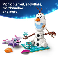 Thumbnail for LEGO Disney Frozen Olaf and Bruni’s Picnic Fun Building Toy - Frozen Toys for Girls & Boys, Ages 7+ - Disney Gifts for Kids & Fans - 43287