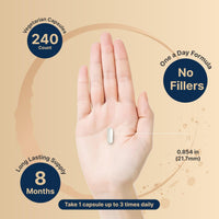 Thumbnail for Naturebell Pure Magnesium Glycinate 500mg, 240 Veggie Capsules | 100% Chelated & Purified – 3rd Party Tested, Vegan Friendly, Non-GMO, Fiiler Free