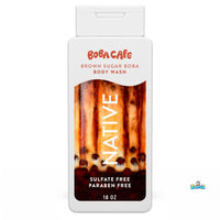 Thumbnail for Native Body Wash, Limited Edition Brown Sugar Boba, Sulfate Free Body Wash for Women & Men, Boba Café, 18 fl - Pack Of 02