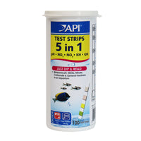 Thumbnail for API 5-IN-1 TEST STRIPS Freshwater and Saltwater Aquarium Test Strips 100-Count Box