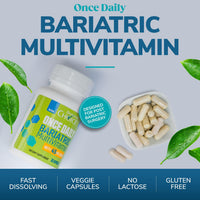 Thumbnail for Bariatric Choice Once-Daily Bariatric Multivitamin with 45 mg of Iron | Easy to Swallow Capsule | Vitamin for Bariatric Surgery Patients | 90 Count (3-Month Supply)