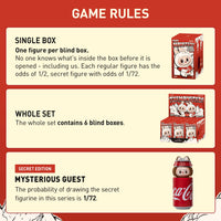 Thumbnail for POP MART The Monsters COCA-COLA Series-Vinyl Face Blind Box, Blind Box Figures, Random Design Action Figures Collectible Toys Home Decorations, Holiday Birthday Gifts, Single Box