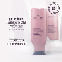 Thumbnail for Pureology Pure Volume Conditioner - Enhances Volume and Movement, Lightweight Shampoo for Fine, Flat, Color Treated Hair, 33.8 Fl Oz