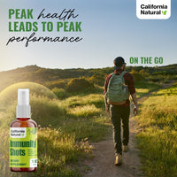 Thumbnail for California Natural Immunity Shots 1oz Bottle, Organic Ginger Root, Oregano Oil - Potent & Pure Immune System Booster - Immune System Support & Wellness Shot (Pack of 1)