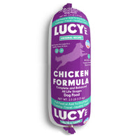 Thumbnail for Lucy Pet Products Chicken Formula Dog Food Roll 2.5 lb, Meaty, Semi-Moist Dog Food (100600074), (Pack of 1)