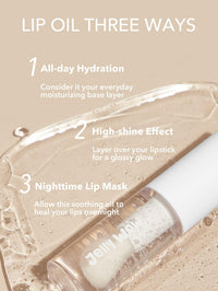 Thumbnail for SHEGLAM Jelly Wow Hydrating Non-Sticky Lip Oil Moisturizing Plumping Lip Gloss - Loco For Coco