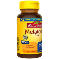 Thumbnail for Melatonin 3mg Tablets, 240 Count for Supporting Restful Sleep