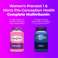 Thumbnail for One A Day Men's & Women's Pre-Pregnancy Multivitamin Softgel including Vitamins A, Vitamin C, Vitamin D, B6, B12, Folic Acid & more, 30+30 Count, Supplement for Before, During, and Postnatal