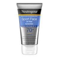 Thumbnail for Neutrogena Sport Face Sunscreen SPF 70+, Oil-Free, 2.5 fl oz, Sweat & Water-Resistant, Broad-Spectrum UVA/UVB, Nourish & Restore Skin Balance, Oxybenzone Free Sunscreen For Face