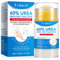 Thumbnail for Uruses Urea Cream 60% plus Salicylic Acid 2% Urea Foot Care Stick, Foot Cream for Foot Callus Remover, Feet Moisturizer Stick for Dry Cracked Heels, Hands, Knees, Hydrating Heel Balm, Easy To Use