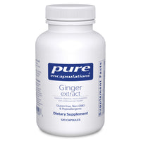 Thumbnail for Pure Encapsulations Ginger Extract | Supplement to Support the Digestive, Musculoskeletal, and Cardiovascular Systems* | 120 Capsules