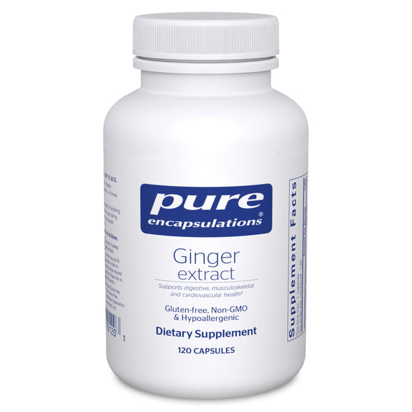 Pure Encapsulations Ginger Extract | Supplement to Support the Digestive, Musculoskeletal, and Cardiovascular Systems* | 120 Capsules