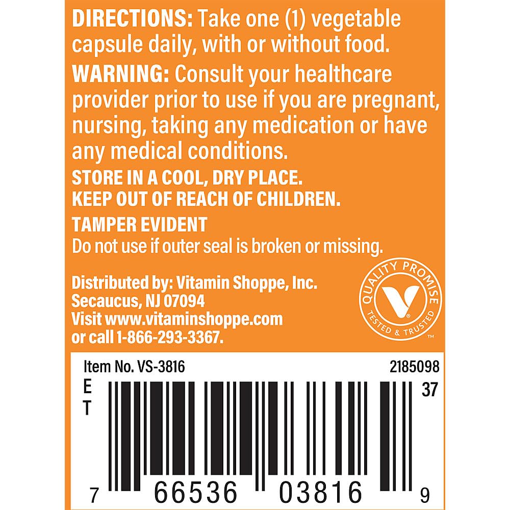 The Vitamin Shoppe Ultimate 10+ Probiotics 13 Billion CFU - 10 Probiotic Strains for Digestive Health, Immune & Gut Support (30 Vegetable Capsule)