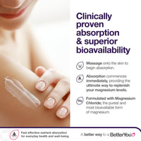 Thumbnail for BetterYou Magnesium Sleep Body Lotion - Relaxing Body Lotion - Magnesium Body Cream with Lavender and Chamomile Blend - Sore Muscle Relief - 6.08 oz