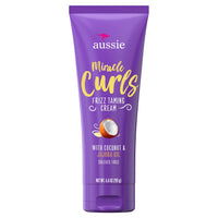 Thumbnail for Aussie Miracle Curls Frizz Taming Curl Cream With Coconut & Jojoba Oil, 6.8 oz