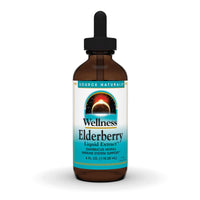 Thumbnail for Source Naturals Wellness Elderberry Liquid Extract, for Immune System Support* - Sambucus nigra - 4 Fluid oz