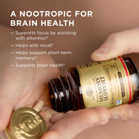 Thumbnail for Solgar Memory Support Brain Dietary Supplement for Memory and Focus, Clinically Studied Nutricog, Vitamin D & Huperzine-A, Nootropic Brain Health Supplement, Healthy Aging Support, 30 Servings
