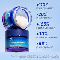 Thumbnail for Sand & Sky Tasmanian Spring Water Deep Hydration Night Cream with 3x Hyaluronic Acid - Anti-Aging Repair Cream for Wrinkles, Boosts Collagen Production