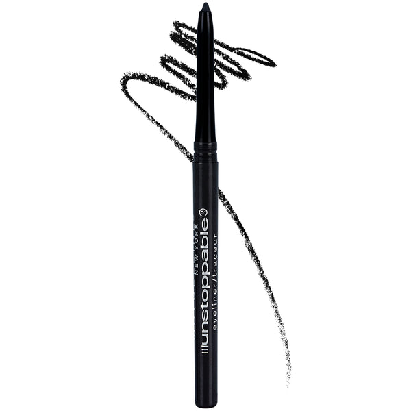 Maybelline Unstoppable Waterproof Mechanical Black Eyeliner Pencil, Easy to Apply, Smooth Glide, Up to 24 Hour Wear, Onyx