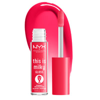 Thumbnail for NYX PROFESSIONAL MAKEUP This Is Milky Gloss, Lip Gloss with 12 Hour Hydration, Vegan - Cherry Milkshake (Cherry Pink)