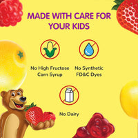 Thumbnail for L’il Critters Fiber Daily Gummy Supplement for Kids, for Digestive Support, Berry and Lemon Flavors, 90 Gummies