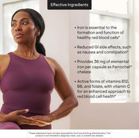 Thumbnail for THORNE - Advanced Iron Complex (Formerly Ferrasorb) - Complete Blood Support Formula* - Elemental Iron, Folate, B and C Vitamins for Optimal Absorption - Gluten, Dairy & Soy-Free - 60 Servings