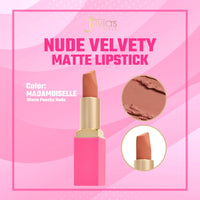 Thumbnail for Juvia's Place The Nude Velvety Matte Lipstick Mademoiselle - Nude, Long-lasting, Rich-Color Lip Makeup, Creamy Lipstick with Matte Finish, Beauty & Lip Products
