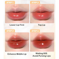 Thumbnail for Ice Watery Lip Gloss, Mirror Tea Jelly Light Lip Glaze, Moisturizing Nonstick Liquid Lipstick (#05 Sunset Orange)