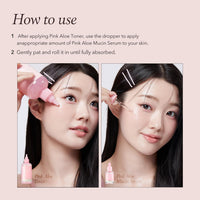Thumbnail for APRILSKIN Pink Aloe Mucin Serum 1.01 fl.oz (30ml) Hydrating 78% Jeju Aloe Mucin Formula with Non-Sticky Finish for a Glass Glow Look, Korean Skincare