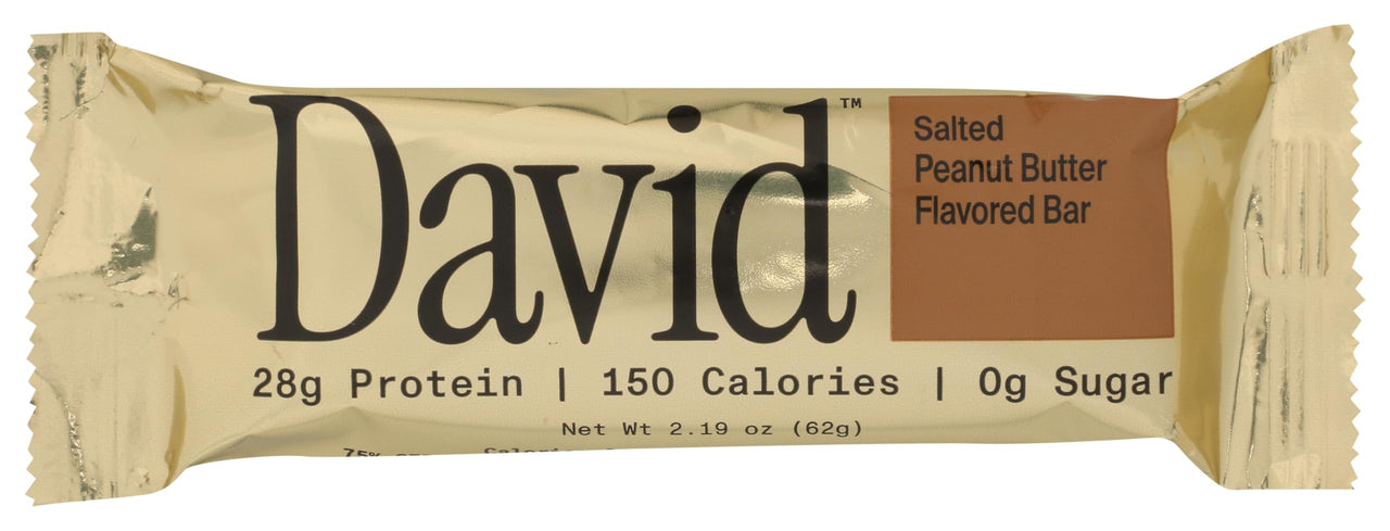 David Protein, Bar Salted Peanut Butter, 2.05 Ounce