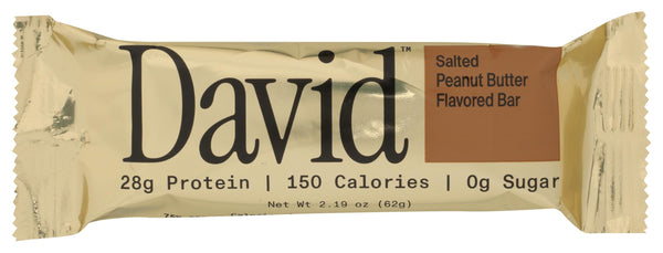 David Protein, Bar Salted Peanut Butter, 2.05 Ounce