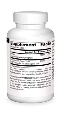Thumbnail for Source Naturals Boswellia Extract 243 mg Dietary Supplement - 50 Tablets