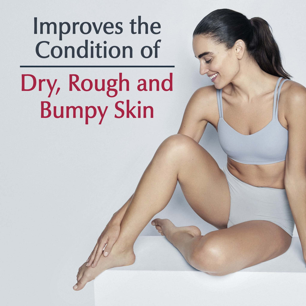 Eucerin Roughness Relief Body Lotion for Extremely Dry, Rough Skin, Urea Enriched Body Moisturizer, 16.9 Fl Oz Bottle