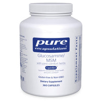 Thumbnail for Pure Encapsulations Glucosamine MSM | Supplement for Joint Support, Mobility, Comfort, Cartilage Health, and Connective Tissue* | 360 Capsules