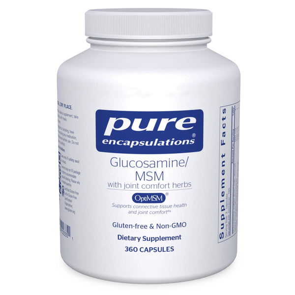 Pure Encapsulations Glucosamine MSM | Supplement for Joint Support, Mobility, Comfort, Cartilage Health, and Connective Tissue* | 360 Capsules
