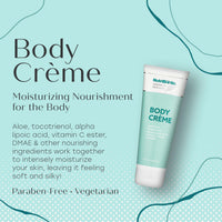 Thumbnail for NutriBiotic – Advanced Skin Care Body Crème, 8 Fl Oz - with GSE, Aloe, Tocotrienols, DMAE, Vitamin C Ester & Alpha Lipoic Acid - Nourishing for Soft & Silky Skin - Vegetarian & Paraben-Free