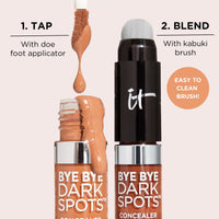 Thumbnail for IT Cosmetics Bye Bye Dark Spots Concealer + Brightening Serum – 2% Niacinamide, Hyaluronic Acid & Caffeine - Medium Coverage, Natural Finish, All Skin Types – 23 Light Warm, 0.22 fl. oz