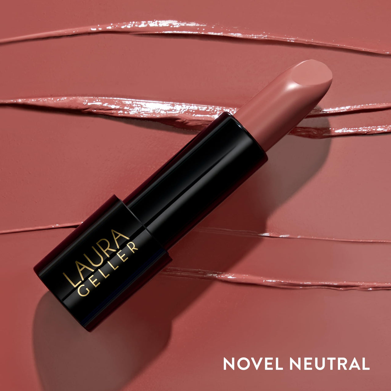 LAURA GELLER NEW YORK Modern Classic Matte Lipstick - Novel Neutral - Ultra-Rich Color - Luxurious and Lightweight - Matte Finish
