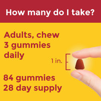 Thumbnail for Nature Made Advanced Multivitamin Gummies 50 + for Him, Mens Multivitamins Gummies with Magnesium Citrate, Vitamin D3, Zinc, All 8 B Vitamins, 84 Multi Vitamins, 28 Day Supply