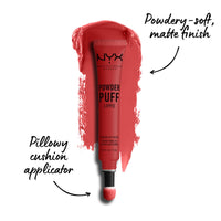 Thumbnail for NYX PROFESSIONAL MAKEUP Powder Puff Lippie Lip Cream, Liquid Lipstick - Puppy Love (Warm Medium Peach)
