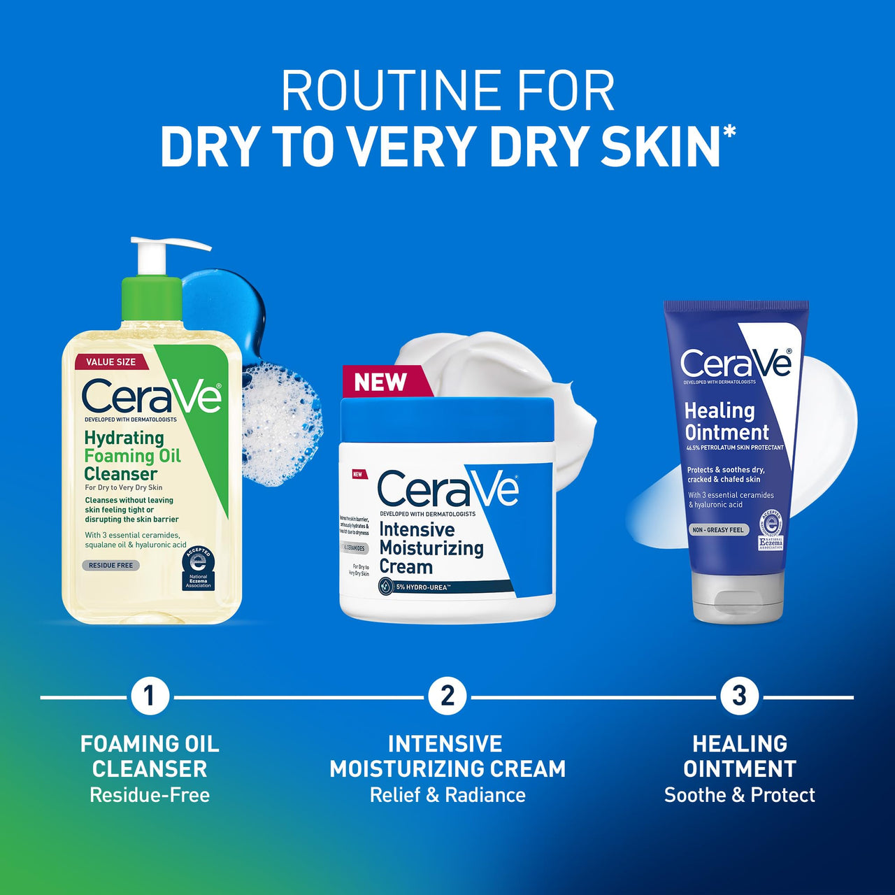 CeraVe Intensive Moisturizing Cream, Body Moisturizer With Shea Butter, 72H Hydration + Skin Barrier Repair, Fragrance-Free Body Lotion For Extremely Dry Skin, 8oz